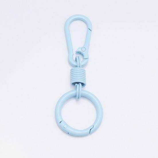 Ağır Hizmet Metal Karabina Anahtarlık Taşınabilir Hafif Kemer Sırt Çantası Asma Anahtarlık Outdoor Araba Ev Anahtarları Halkası Klips Tutucu Düzenleyici