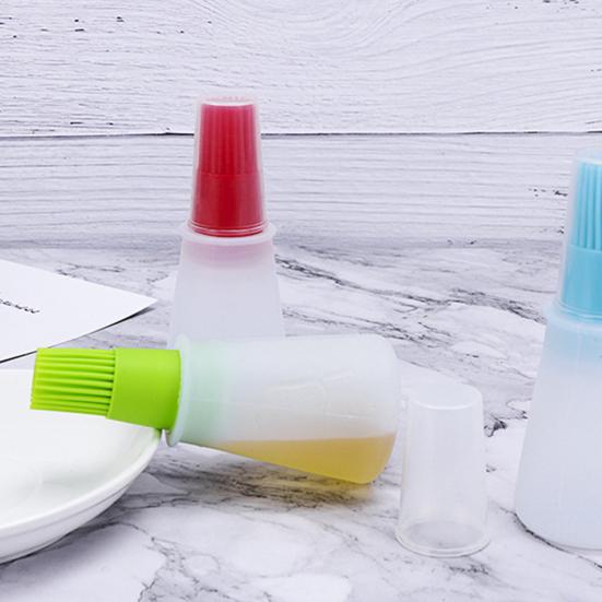 Oil Bottle Brush Multi-use Heat-resistant Silicone Kitchen Oil Bottle Brush for Home