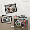 Retro Camera Series Building Blocks Mini Brick Retro Desktop Ornament for Students Model Toy Kids Birthday Graduation Gifts Set
