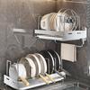 Extendable Stainless Steel Cookware Storage Rack for Kitchen Shelves and Under Sink Cabinets