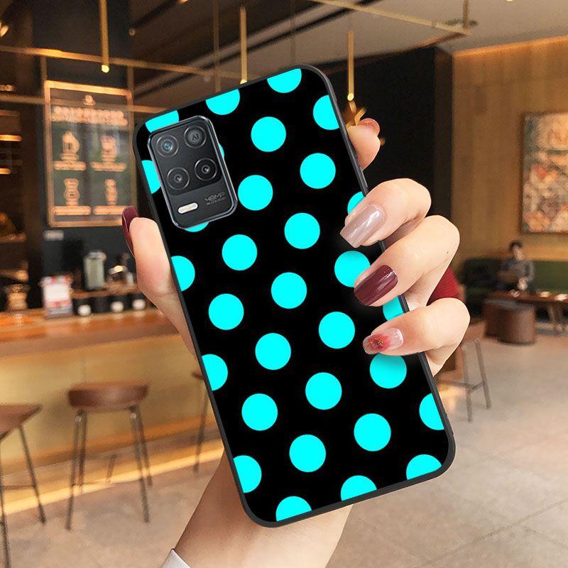 Red Black Gold Polka dots Dot Phone cover For oppo Realme 8Pro 6PRO 6i 7pro 9i 9pro C11 C21Y C21 C25Y C25S C3 Q3S XT Cases coque