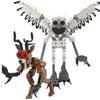 2026 New 99 Night in Forest Action Figures Building Blocks Full Fantasy Animal Model Kids STEM Assemble Toys for Kids Xmas Gift
