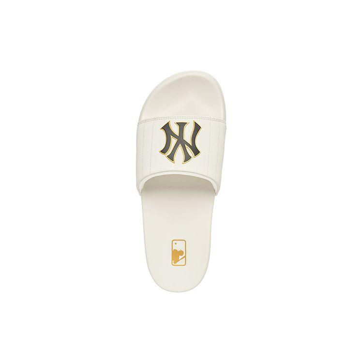 MLB Slipper Casual Trend Sports Non-Slip Slide Sandals Unisex Footwear Off-White 3ALPAD323-50WHS