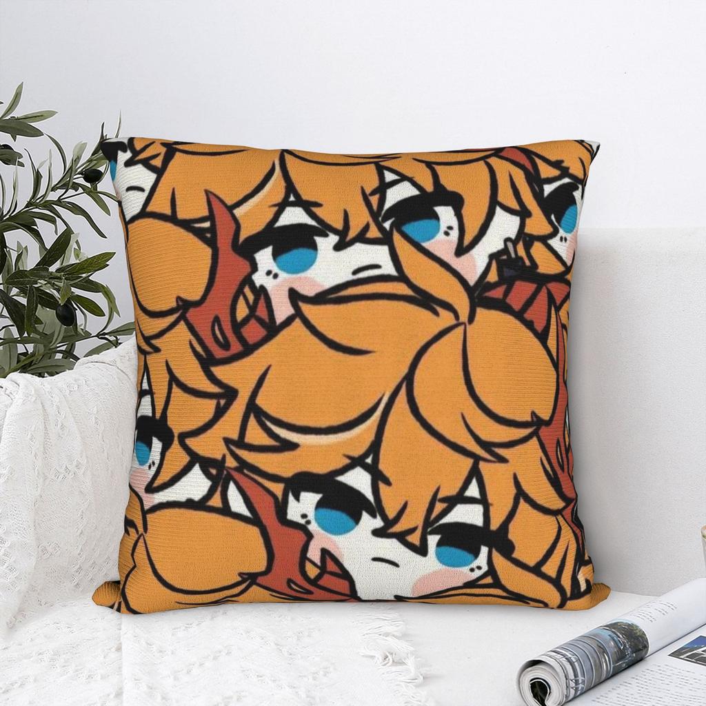 Warm Car Tartaglia Childe Genshin Impact Decor Pillowcases Merch Pillow Cover Square Multi Size