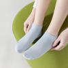 Children's Four-season Solid-color Cotton Socks with Low Heel and Shallow Opening. Summer Ultra-thin School-style Boat Shoes. Thin Style Socks.