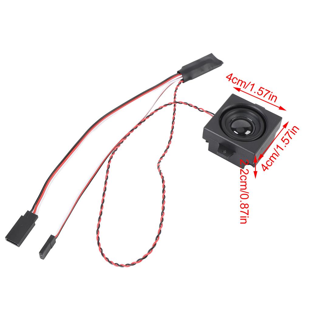 Engine Sound Simulated Module RC Engine Sound Simulator Copper Improved Sound with 5W Speakers for 1/10 1/8 1/6 RC Model Car