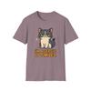 Unisex Softstyle T-Shirt Mens Womens Tees Top Round-Faced Cat Funny I’m Allergic To Smiles Pet Tee