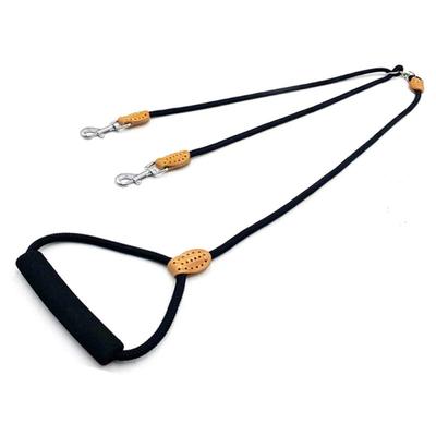 Bowdog Multi-Dog Vintage Rope Leash Dog Dual Leash