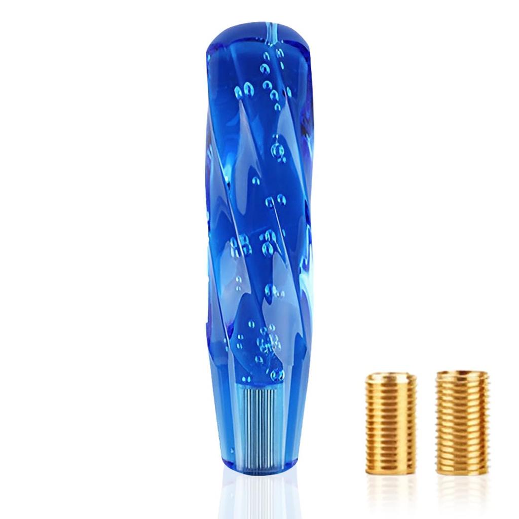 Shift Knob Truck Light Tiger Crystal Shift Knob Shift Lever 200mm (Blue)