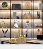 Modern Minimalist Resin Crafts: Wine Cabinet & Living Room Decor - Ideal for Office or Housewarming Gifts