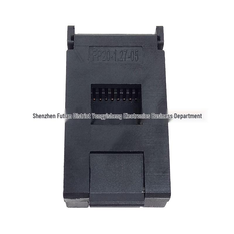 "CSOP20 FP20-1.27 Clamshell Burn-in Test Socket, 1.27mm Pitch IC Chip".