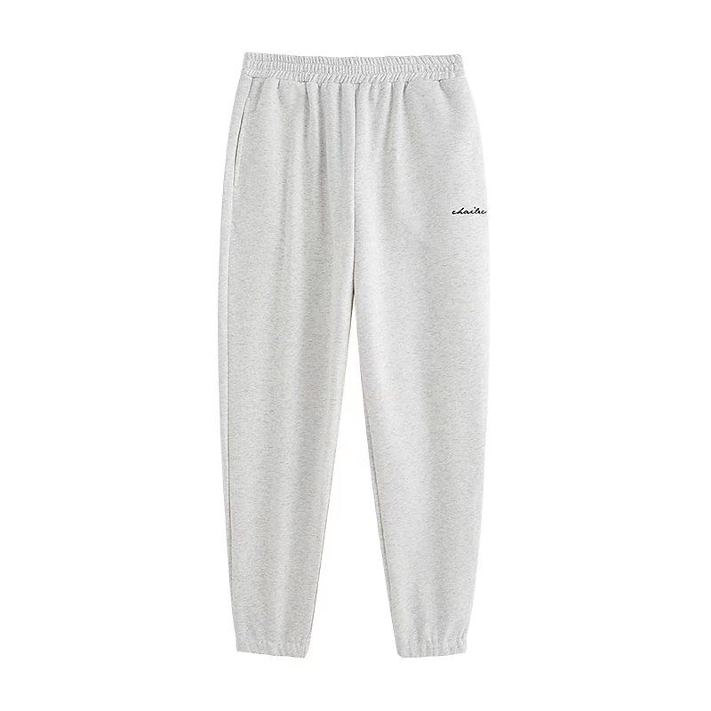 High Quality! Fashion Embroider Letters Sweatshirt + Sweatpants Sports Suit Women's Autumn and Winter Loose Large Design Hoodie Cotton