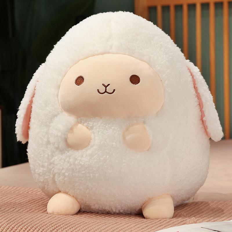 

Stuffed Animal Pillow Cartoon Round Ball Sheep Plush Toy Lovely Kids Birthyday Gift 23cm