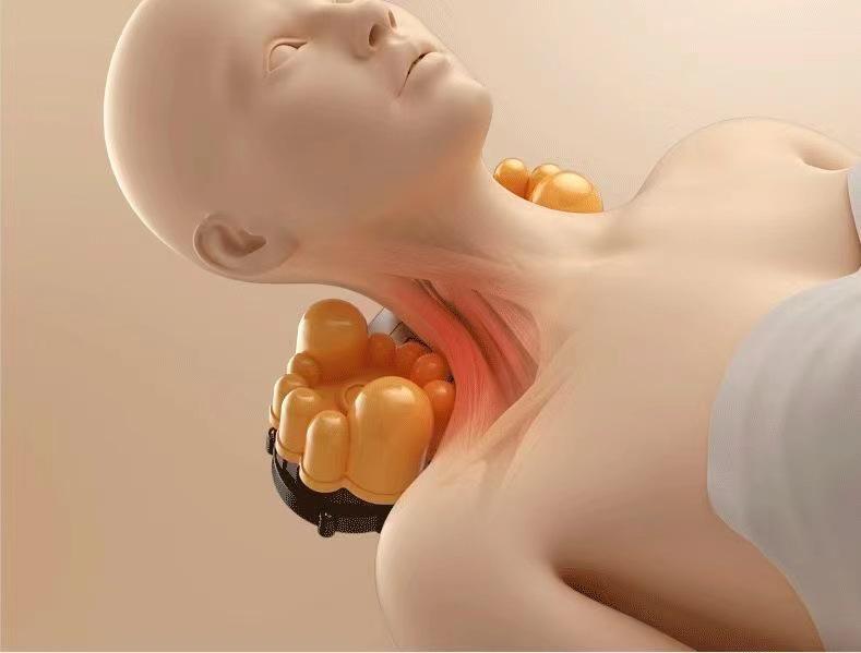 Cervical & Lumbar Electric Heating Massage Pillow