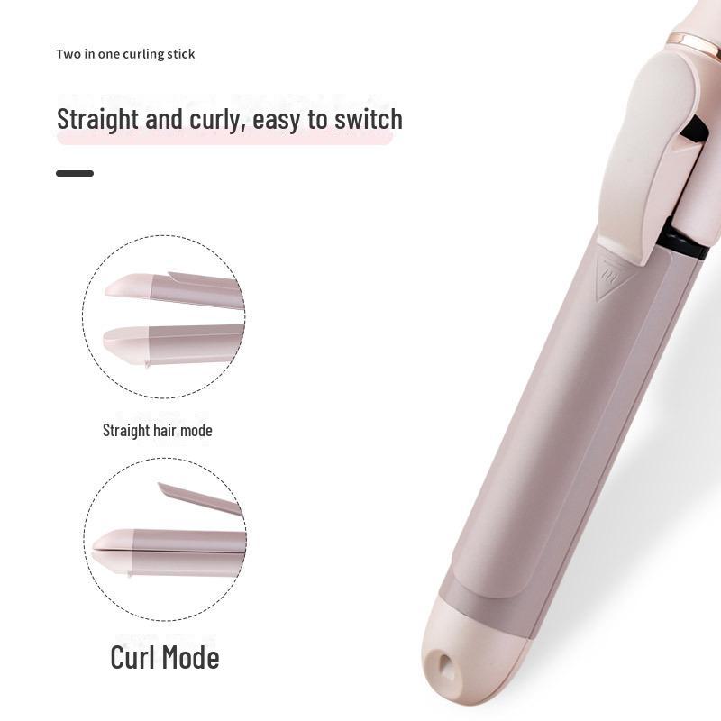 Kangfu Dual-Purpose Mini Curling & Straightening Iron for Hair Care
