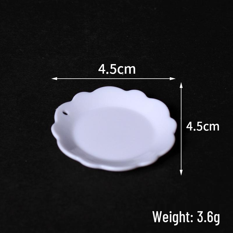 Miniature Tableware Set: Dollhouse Plates & Dishes for DIY Role-Playing Scenarios