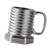 24TE Multifunctional Ceramic Coffee Mug Screw Ergonomic Grip Suitable for Gift