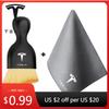 Car Sticker Suede Clean Leather Cloth Car Washing Cleaning Tool Air Conditioner Outlet Cleaning Soft Brush for Tesla Model
