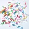 120 Pcs 28mm 33mm Paper Clips Plastic Clips Letter Clips Colorful Paper Clips Office Clips School Office Supplies