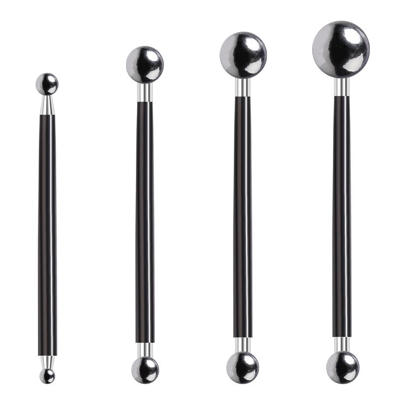 4-Piece Clay Sculpting Tool Set: Dual-Ended Sticks for Fondant and Pottery Shaping