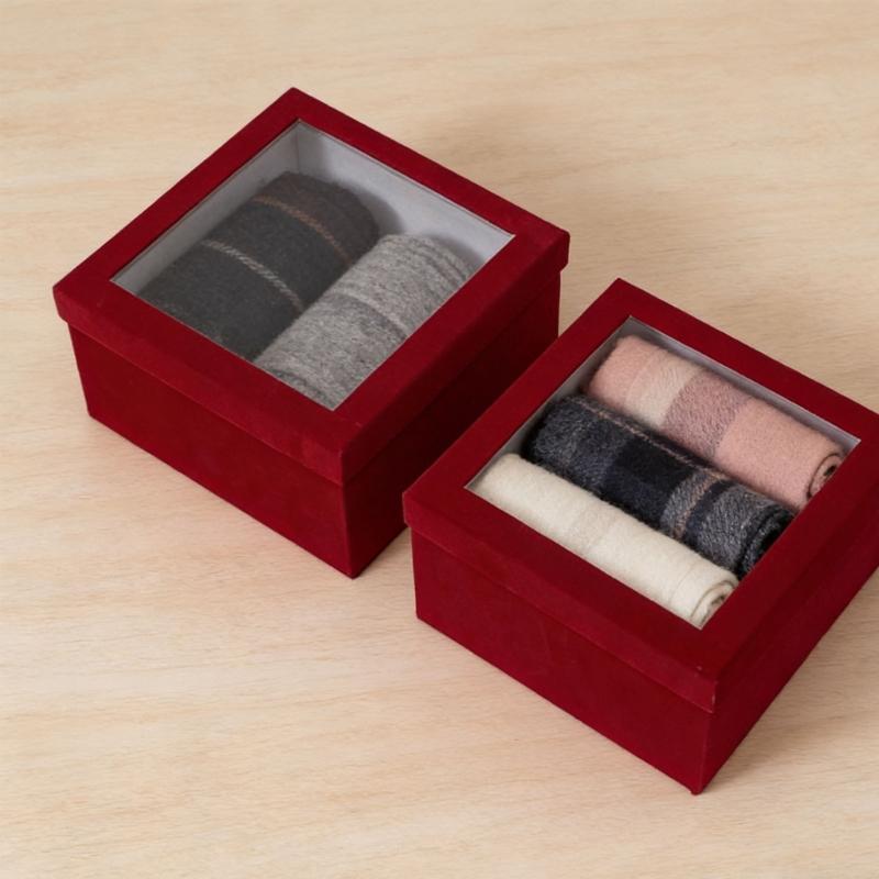 Portable Paper Flower Bucket Craft Container Round/Square Gift Packaging Box For Weddings Anniversaries And Event