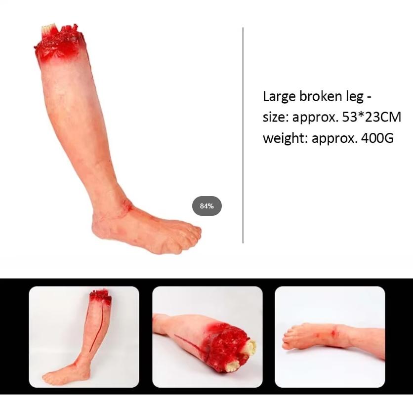 قطعة واحدة زينة الهالوين زينة أطراف بيولوجية بشرية دماغ قلب مكسور هالوين زينة أجواء الهالوين