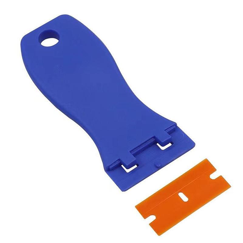 1Set Car Sticker Remover Multipurpose Plastic Small Paint Automotive Film Applying Tool Household Glass Cleaning Scraper