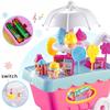 Eiscreme Spielzeug für Kinder Kleinkinder Eiswagen mit Aufbewahrungswagen Rollenspiel Lebensmittel Laden Theke Spielset für Mädchen Geschenk
