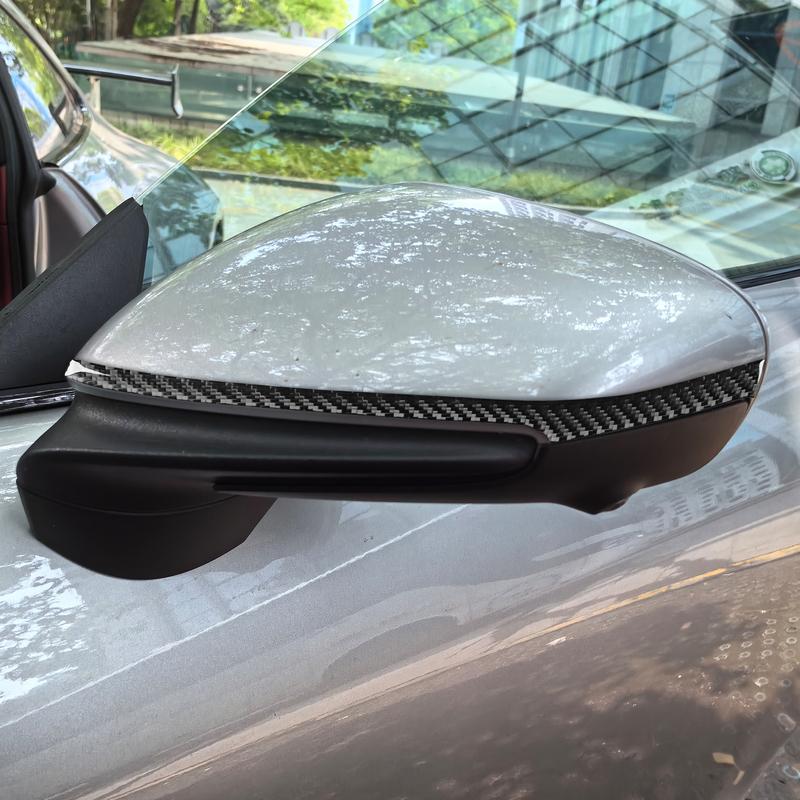 Carbon Fiber Review Mirror Protector Strips Cover Trim Modified Sticker For Porsche 992 911 Car Interior Accessories