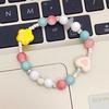Cute Wind Summer Colorful Beaded Bracelets, Floral & Heart Design Candy Tone Bead Jewelry Perfect Gift