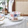WOOCH English Afternoon Tea Luxury Couple Teacup and Saucer Gift Set