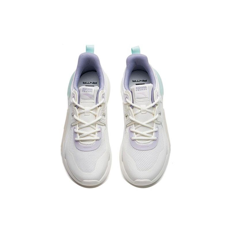 Anta Magic Cube 3.0 Casual Shoes Womens White Purple 122228800-3