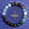 Five Elements Red Agate Fire Balance Bracelet with Cinnabar - Unisex Jade Crystal for Fire Element Support