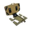 BEPAN Tactical Vest With Molle Mount Mobile Navigation Holder - Foldable Sliding Design Kydex Plate