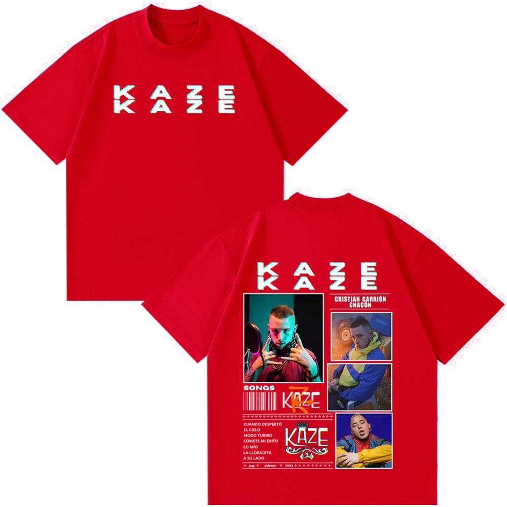 

Rapper Kaze R New Fashion Album Print Tshirt Men Women Casual Tshirt Shortsleeved Cotton Hiphop Punk Oversized Tshirts Tops S