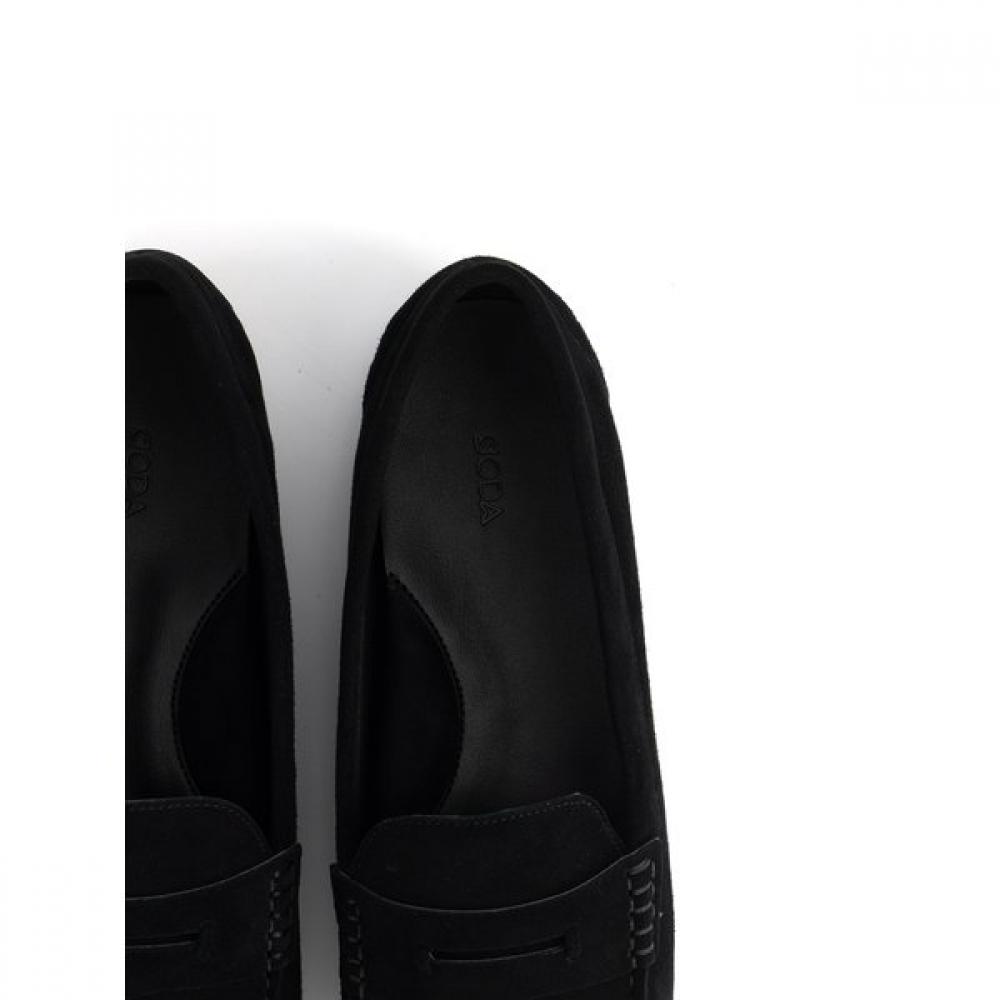 Soda Women S Semi caSual Suede Raw Rubber Loafer Alf513 Da10  2cm 