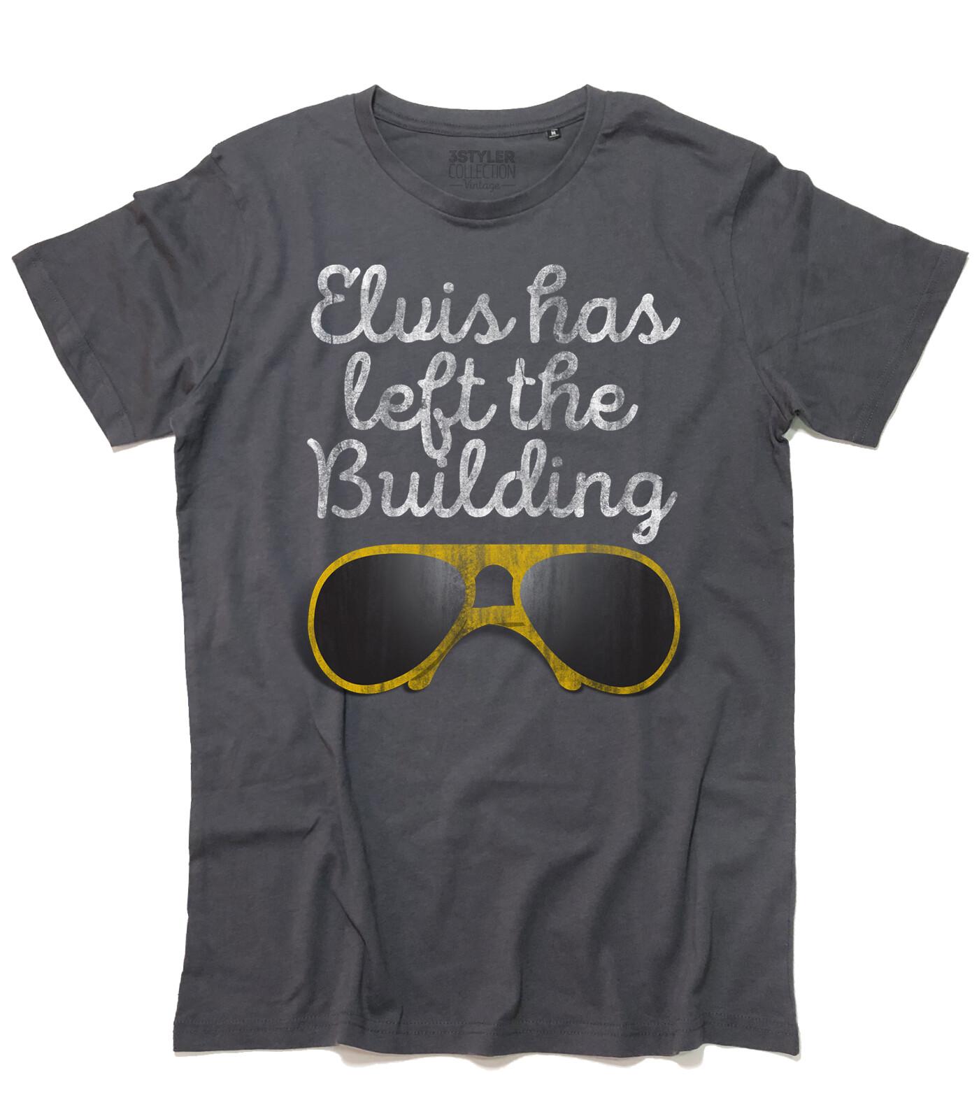 Men s Elvis Has Left The Building The King Presley Rock Memphis T-Shirt Unisex T-Shirt M