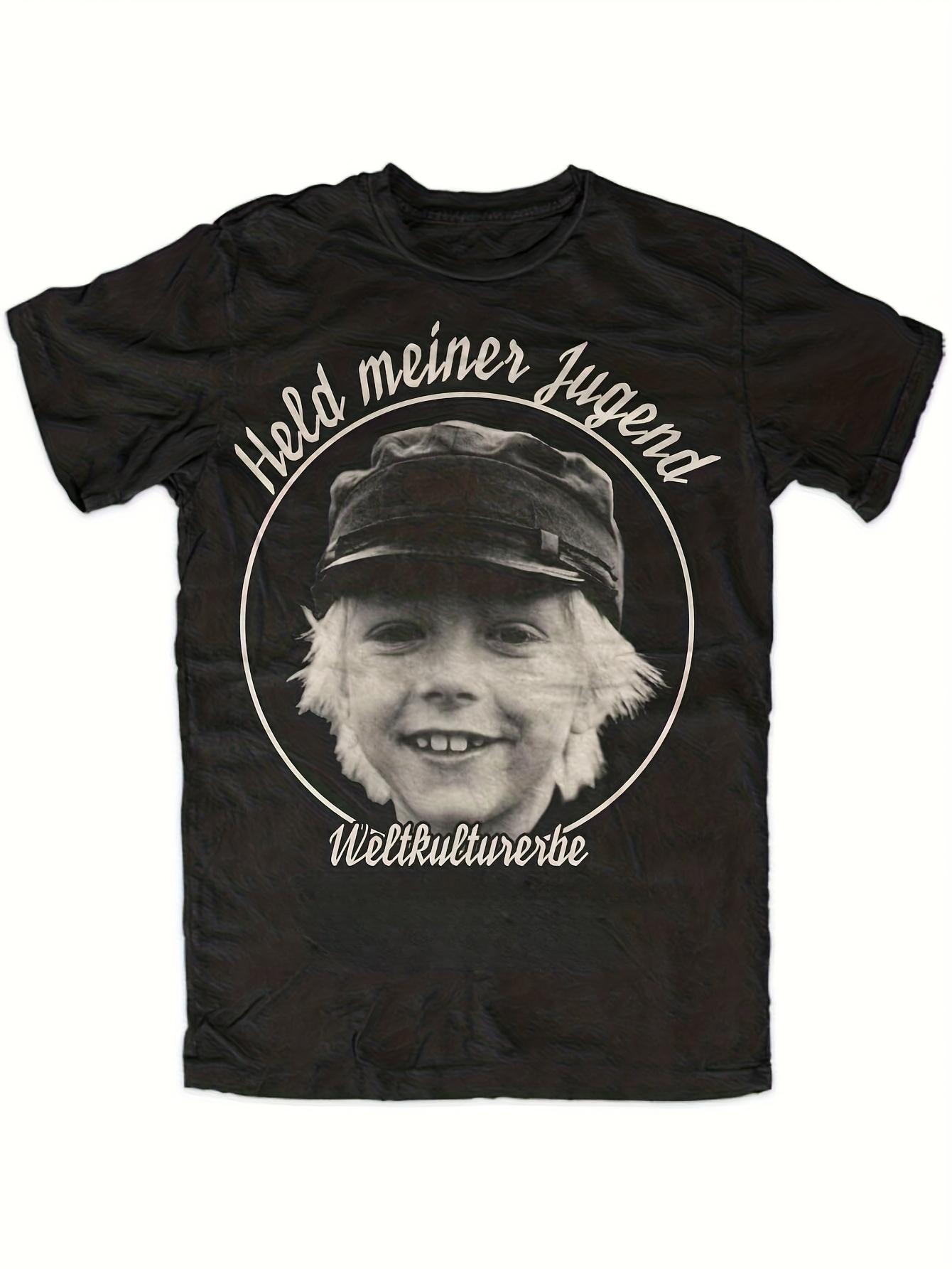 

Michelle retro T-shirt @lanneberga retro pattern T-shirt Pure cotton all-season couple street style shirt vintage t shirt - ... S разноцветный
