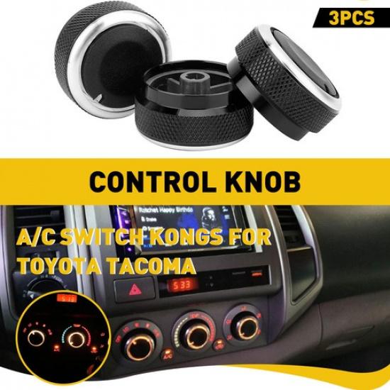 3X AC Climate Control Switch Knob Button Fit For Toyota Tacoma Vios 2005-2015
