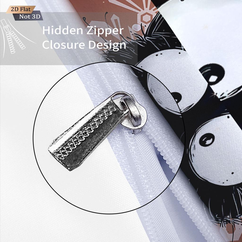 3pcs Red Christmas Black Kitten Printed Coreless Bedding Set Soft Comfortable Dormitory Bedroom Multiple Sizes Machine Washable