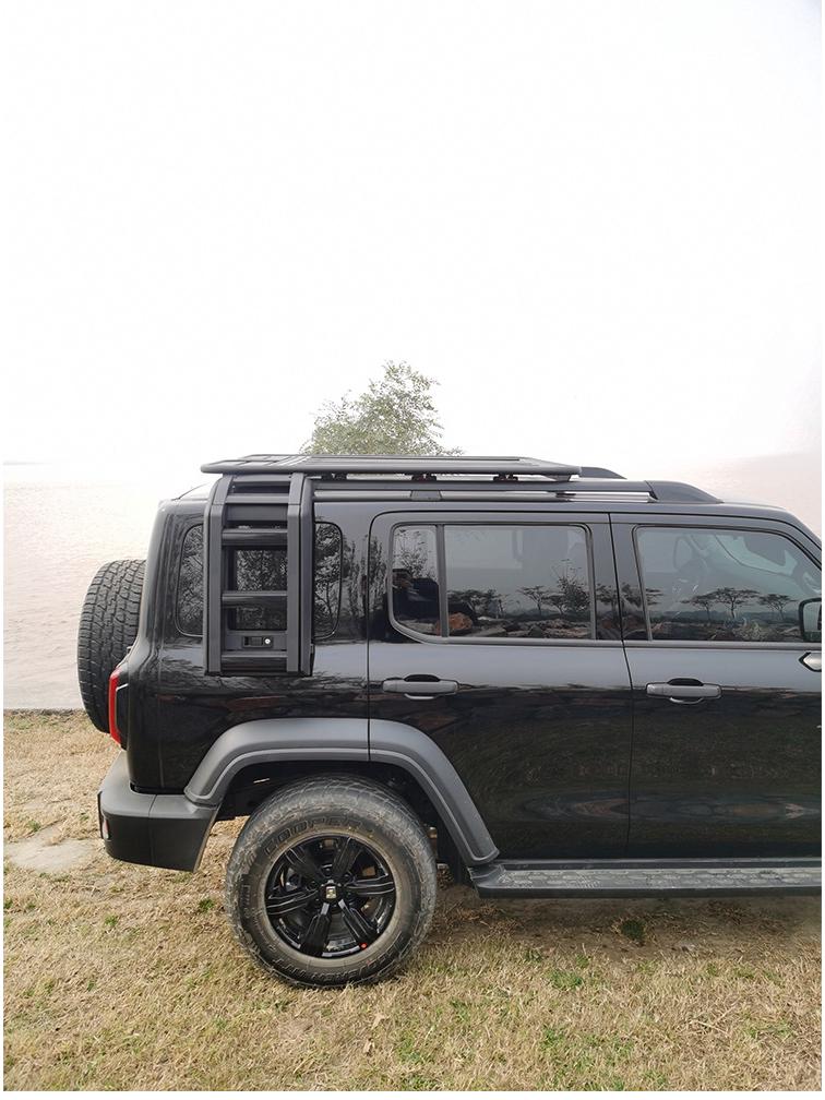 Tank 300 Roof Rack Extension Platform with Folding Side Ladder for Luggage and Backpack