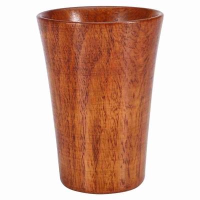 Taza para beber té de madera natural primitiva hecha a mano, taza para cerveza, café, recipiente para leche