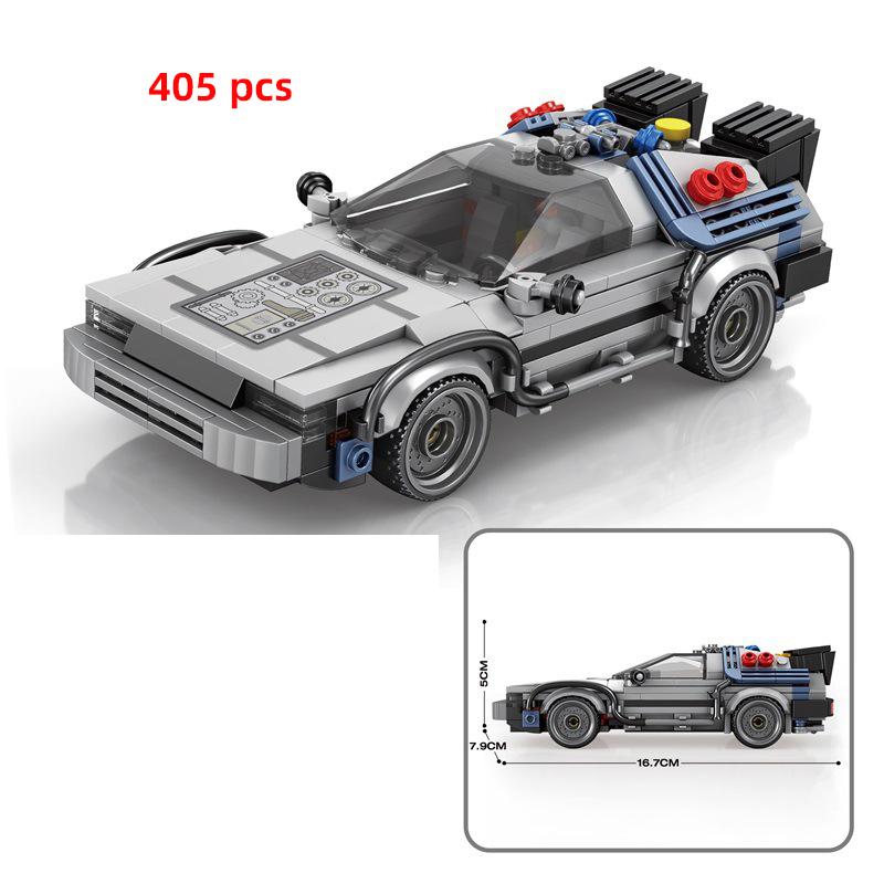 City Technical Car Speed  Racing Car Building Blocks Sports Police Car Pick Up MOC Creative Vehicle Toys