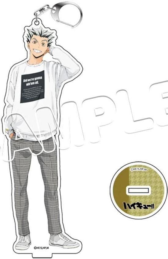 

Haikyu Acrylic Stand Keychain DayOff Bokuto Boku to Fukurodani Gakuen Limited Goods