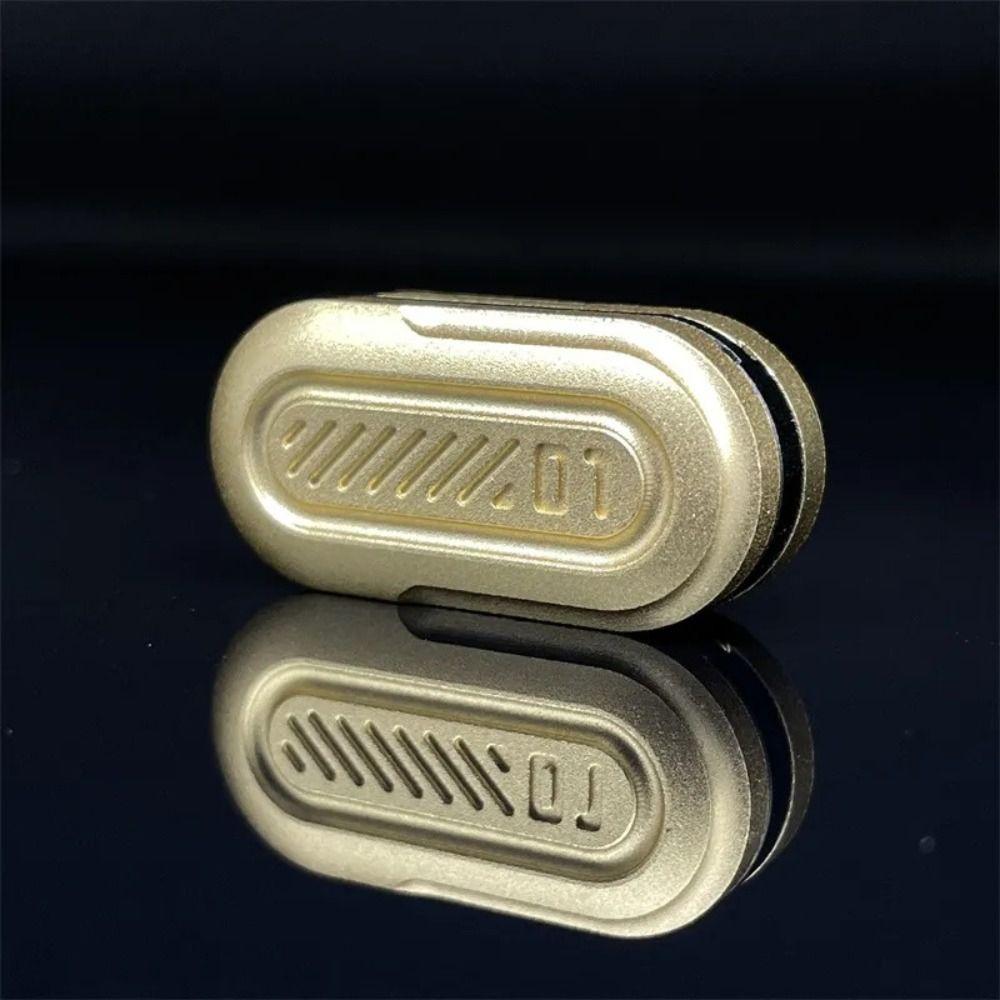 Glatte Oberfläche Metall Fidget Spielzeug Dreischichtiger Magnetischer Slider Büro Zuhause Fidget Slider Schreibtischspielzeug