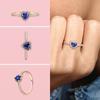 925 Sterling Silver Ring Sparkling Blue Heart Crown Snowflake Ring for Women Original 925 Silver Rings Brand Jewelry Joyas