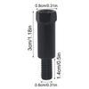 1PC Black Motorcycle Mirror Adapters 8MM Rearview Mirrors Conversion Bolt Clockwise Anti-clock Right Left Thread Accessories