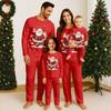 Family Casual Comfortable Long Sleeved Long Pants 3D Christmas Printed Parent-child Set