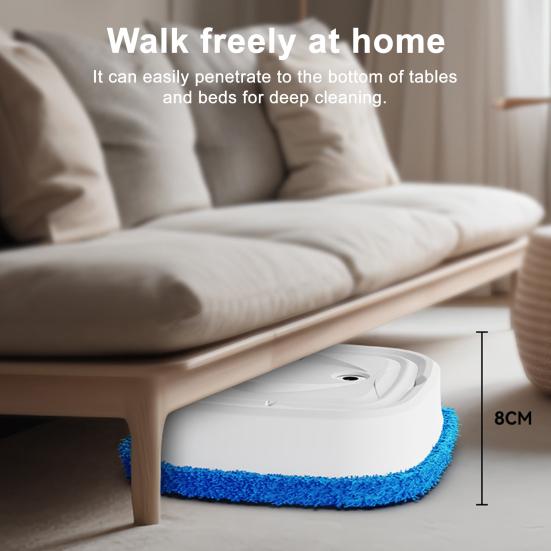 Mini Elektrikli Süpürge Süpürge Güçlü Emiş Şarj Edilebilir Kuru/Islak Kablosuz Temizleyici Evcil Hayvan Tüyü Temizleme Akıllı Robot