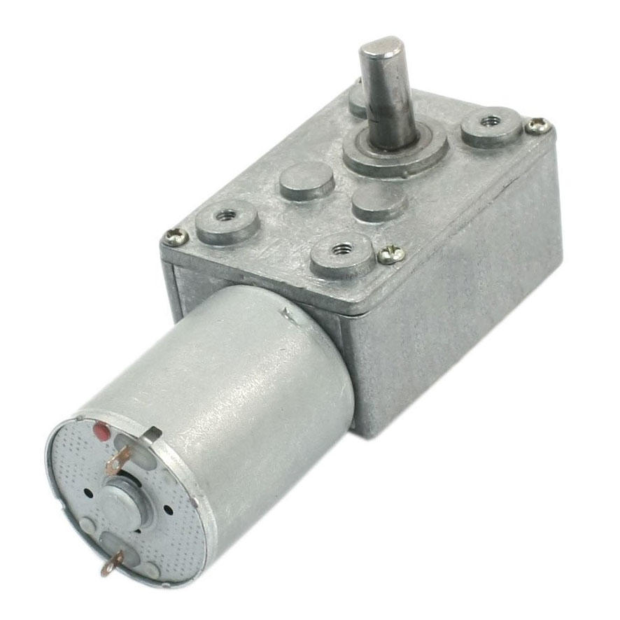 motore A Riduzione Di Velocità DC 12V 300RPM Dia 6 mm albero scatola ingranaggi